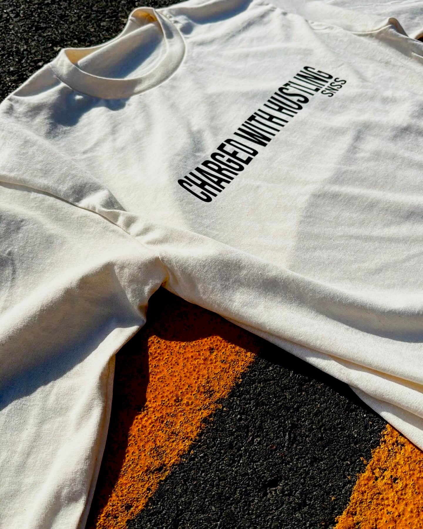 “Charged With Hustling” Long Sleeve T-Shirt